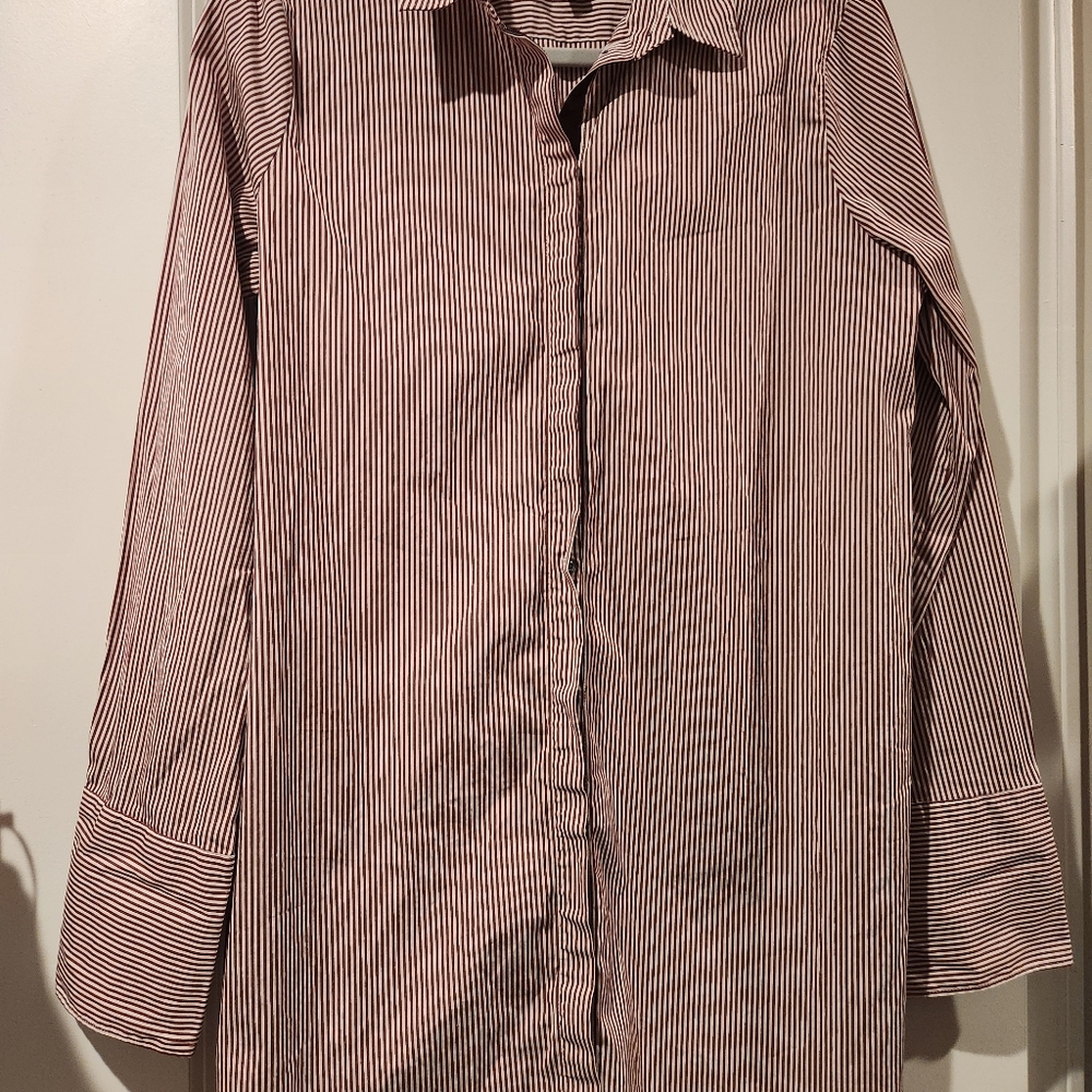 J. Crew Endless Striped Tunic Shirt Size 12 - Picture 2 of 5